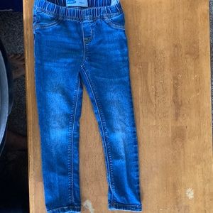 Little girl denim jeggings